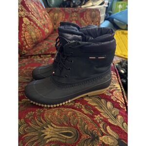 Tommy‎ Hilfiger Women's Duck Boots Size 8 Blue